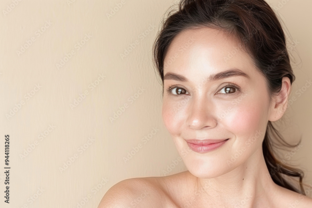 Radiant Young Asian Woman with a Beautiful Natural Glow Radiant Young Asian Woman with a Beautiful Natural Glow