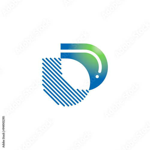 Dual Blend Water Droplet, Septic Clean House Plumbing with Logo Design Vector