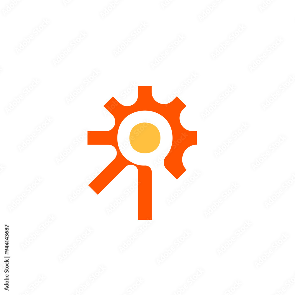 Sun Shine Spark with Gear, Solar Panel and Plumbing Logo Design Vector Sun Shine Spark with Gear, Solar Panel and Plumbing Logo Design Vector