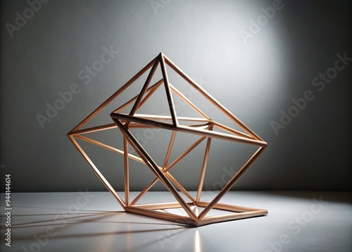 Geometric Minimalist Sculpture photo