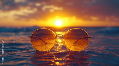 Wallpaper Mural Sunglasses in the Sunset Torontodigital.ca