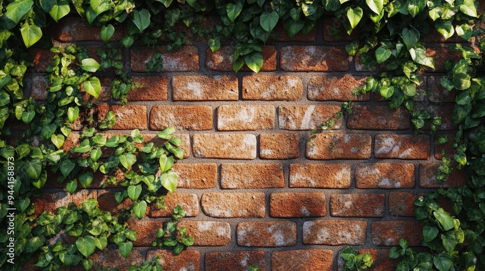 3D rendering of a fragment of a brick wall 3D rendering of a fragment of a brick wall