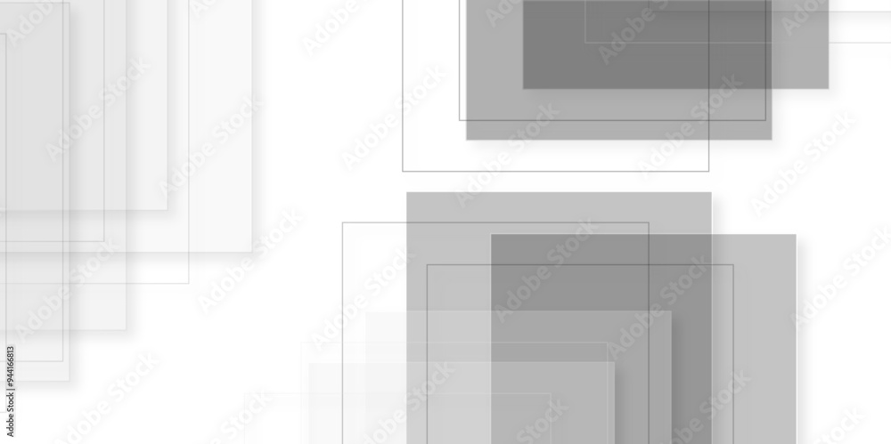Abstract white and grey modern seamless background with geometric lines. Square in bright light with paper texture. Modern and creative design with different size white boxes. Abstract white and grey modern seamless background with geometric lines. Square in bright light with paper texture. Modern and creative design with different size white boxes.