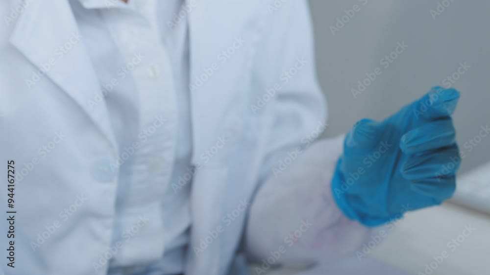 testing a plant sample in a biochemical science laboratory. a scientist studies the genetics of plants testing a plant sample in a biochemical science laboratory. a scientist studies the genetics of plants
