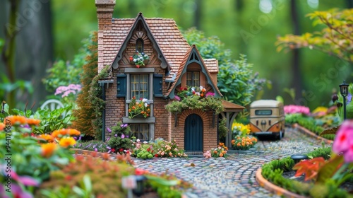 Enchanting Miniature Fairytale Cottage With Garden