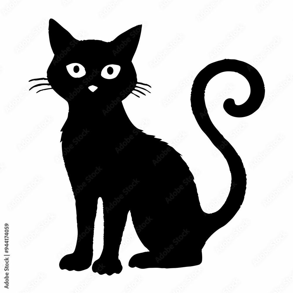 Halloween vector SVG Cut Files for Cricut, Cat Silhouette, Black Cat Svg, Spooky Svg Halloween vector SVG Cut Files for Cricut, Cat Silhouette, Black Cat Svg, Spooky Svg