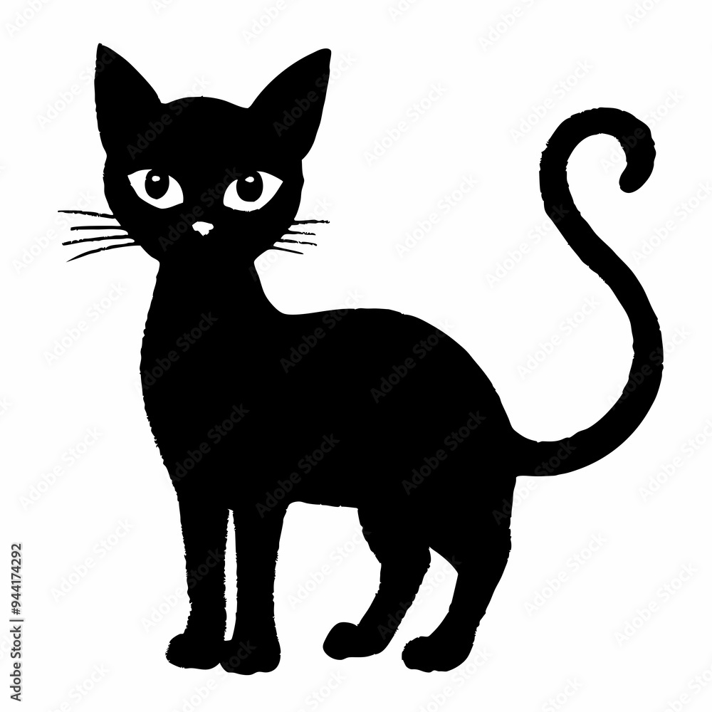 Halloween vector SVG Cut Files for Cricut, Cat Silhouette, Black Cat Svg, Spooky Svg Halloween vector SVG Cut Files for Cricut, Cat Silhouette, Black Cat Svg, Spooky Svg