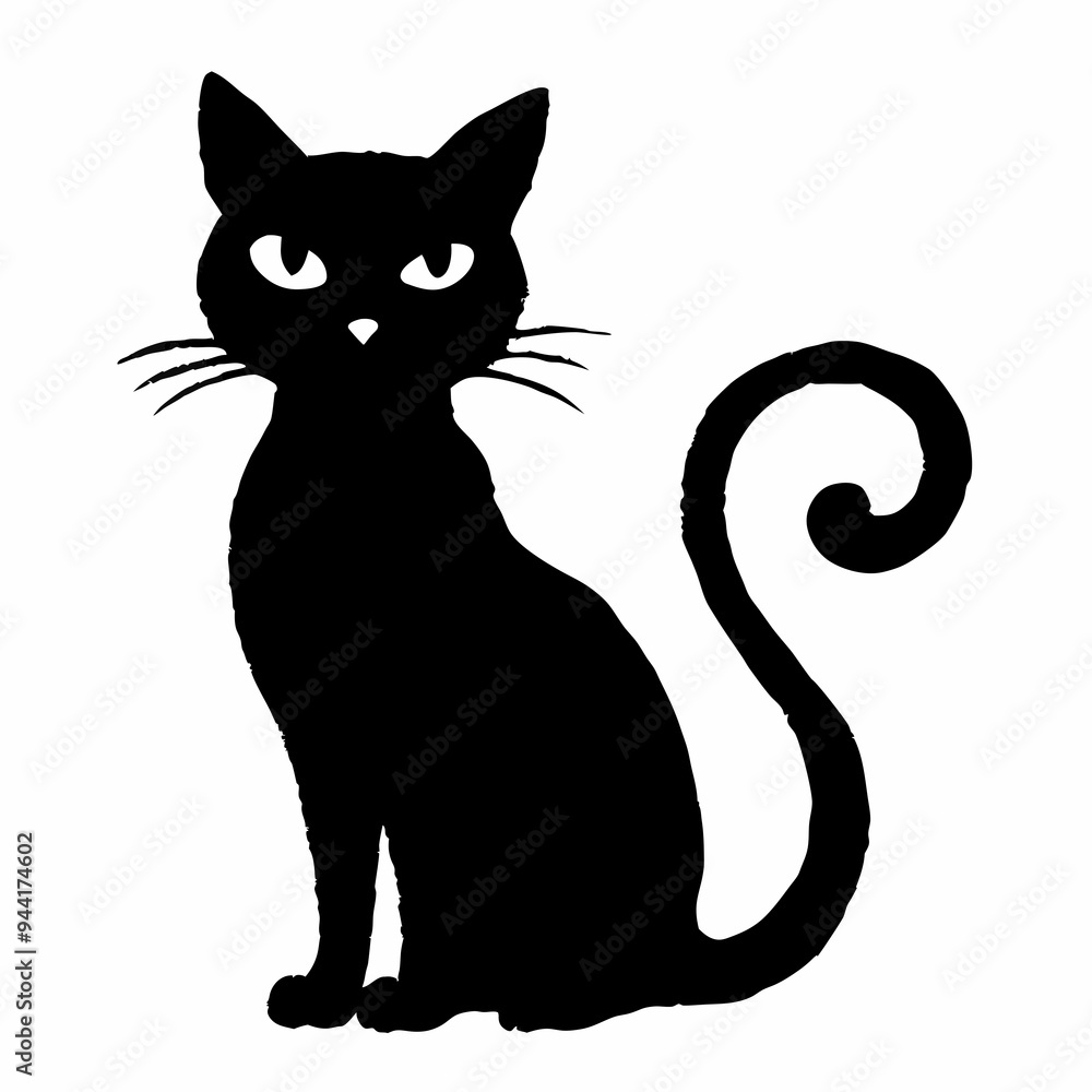 Halloween vector SVG Cut Files for Cricut, Cat Silhouette, Black Cat Svg, Spooky Svg Halloween vector SVG Cut Files for Cricut, Cat Silhouette, Black Cat Svg, Spooky Svg