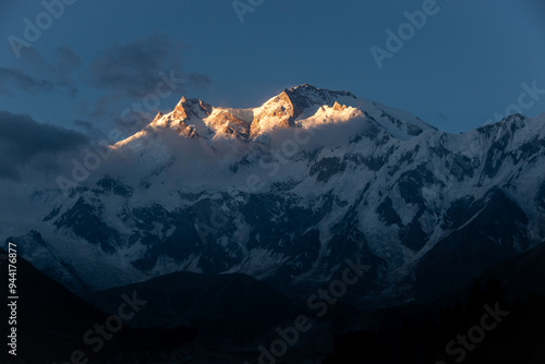 Nanga Parbat in Pakistan from Fairy Meadows