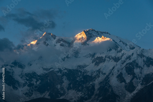 Nanga Parbat in Pakistan from Fairy Meadows photo