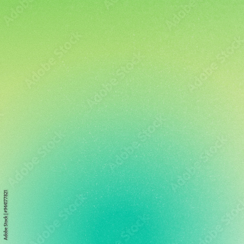 Grainy green gradient background teal blue retro noise texture banner poster backdrop design, wallpaper