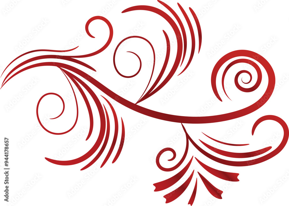 Abstract floral background with swirls. Abstract floral background with swirls.