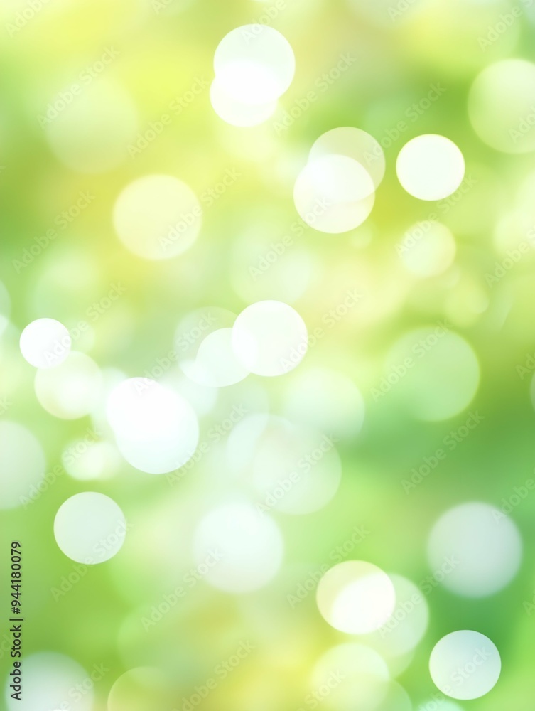 Abstract blurred fresh vivid spring summer light delicate pastel yellow green white bokeh background texture with bright circular soft color lights. Beautiful backdrop illustration. Abstract blurred fresh vivid spring summer light delicate pastel yellow green white bokeh background texture with bright circular soft color lights. Beautiful backdrop illustration.