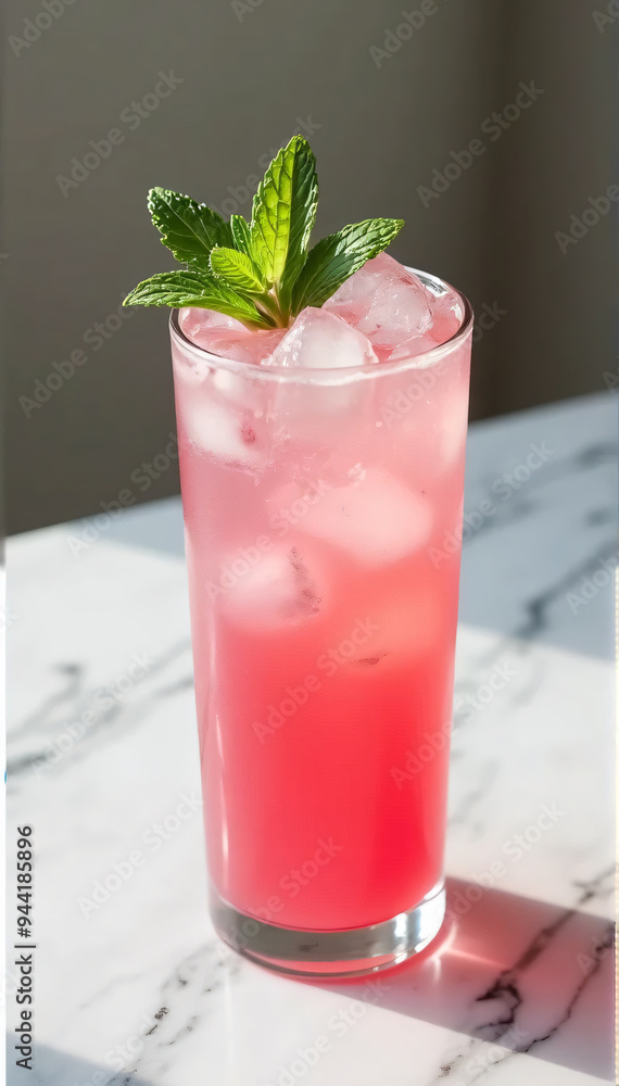 strawberry cocktail with mint strawberry cocktail with mint