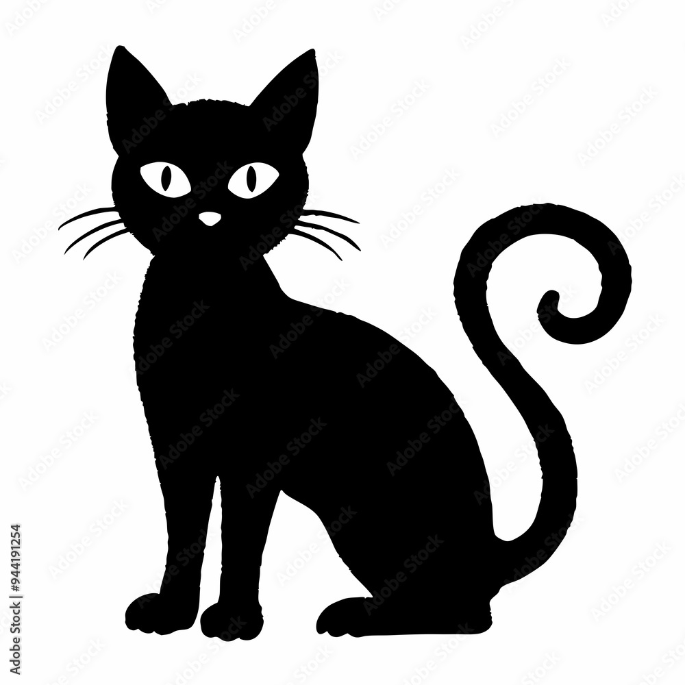 Halloween vector SVG Cut Files for Cricut, Cat Silhouette, Black Cat Svg, Spooky Svg Halloween vector SVG Cut Files for Cricut, Cat Silhouette, Black Cat Svg, Spooky Svg