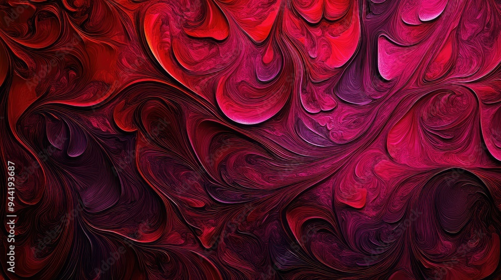Subtle abstract design blending deep red with rich purple in an intricate pattern. Subtle abstract design blending deep red with rich purple in an intricate pattern.