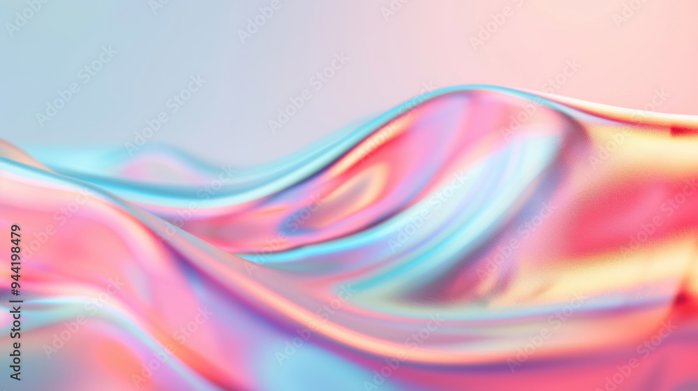 custom made wallpaper toronto digitalAbstract silky fabric flows in soft pastel hues, creating a serene and dreamy atmosphere perfect for modern designs.