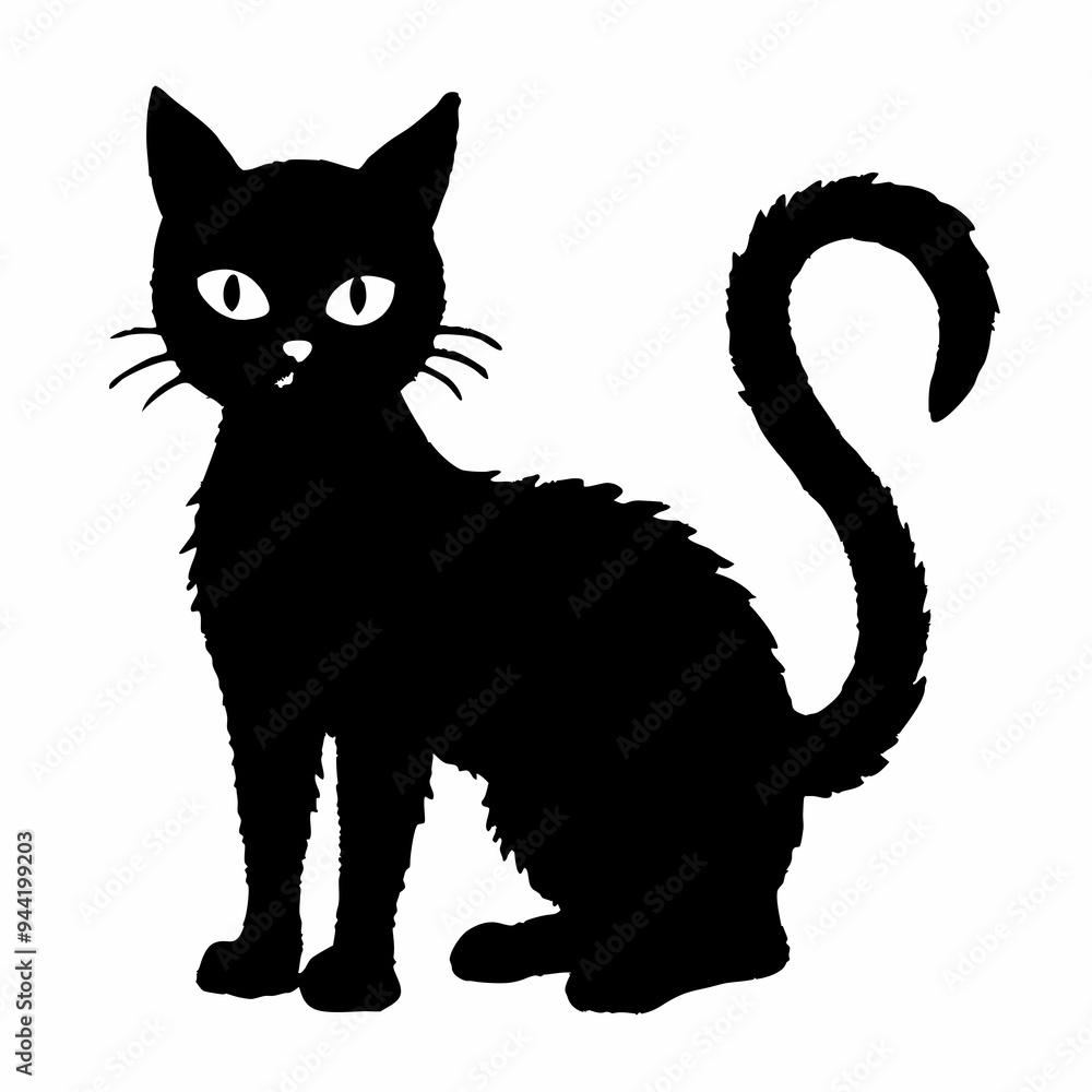 Halloween vector SVG Cut Files for Cricut, Cat Silhouette, Black Cat Svg, Spooky Svg Halloween vector SVG Cut Files for Cricut, Cat Silhouette, Black Cat Svg, Spooky Svg