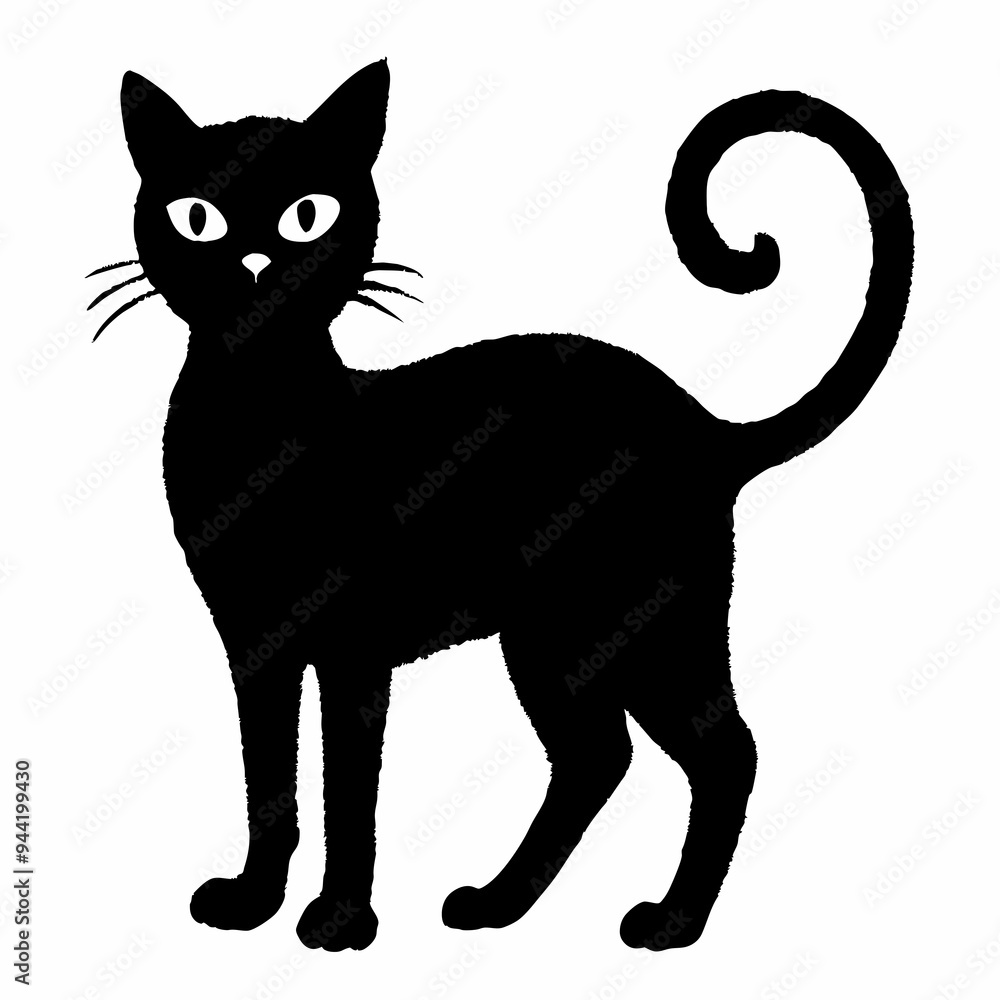 Halloween vector SVG Cut Files for Cricut, Cat Silhouette, Black Cat Svg, Spooky Svg Halloween vector SVG Cut Files for Cricut, Cat Silhouette, Black Cat Svg, Spooky Svg