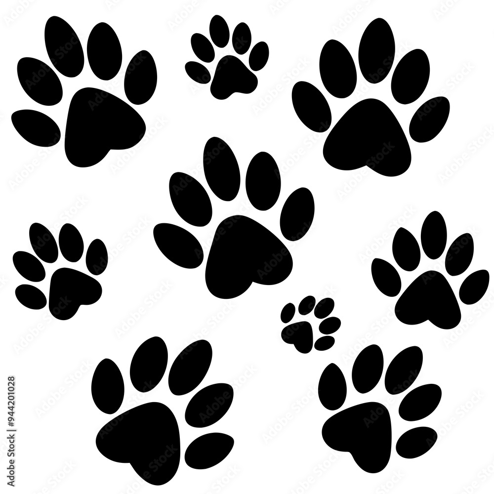 cat paw print cat paw print