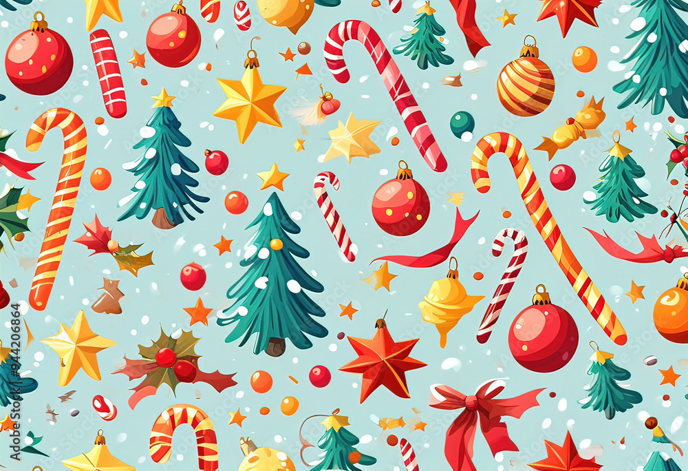 seamless new year background, background image for christmas and holiday, cartoon background for new year seamless new year background, background image for christmas and holiday, cartoon background for new year