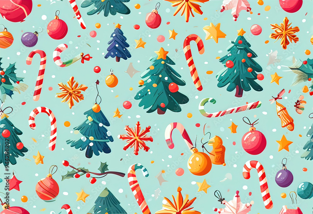 seamless new year background, background image for christmas and holiday, cartoon background for new year seamless new year background, background image for christmas and holiday, cartoon background for new year