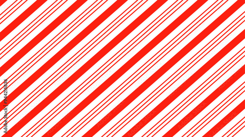 Seamless pattern with candy cane stripes. Christmas background.
