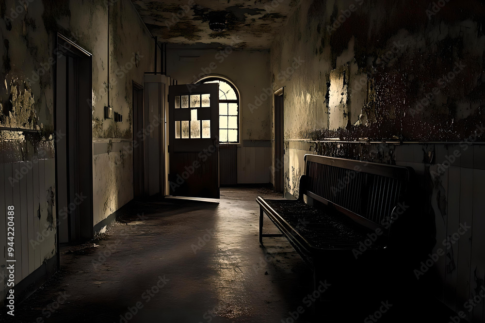 Abandoned Hospital Insane Assilumn Halloween Scary Haunted House Abandoned Hospital Insane Assilumn Halloween Scary Haunted House