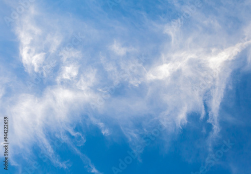 Spindrift clouds, view from below