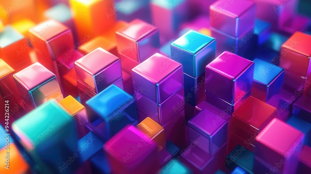 Extruded Abstract Fractal Background featuring 3D cartoon rendering Modern Art Painting with futuristic wavy fractal artwork Trendy desktop wallpaper showcasing colorful abstract 3D rendered cubes Extruded Abstract Fractal Background featuring 3D cartoon rendering Modern Art Painting with futuristic wavy fractal artwork Trendy desktop wallpaper showcasing colorful abstract 3D rendered cubes