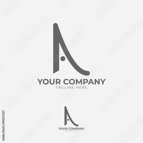 This logo features a prominent 