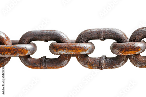 Rusty Metal Chain Section