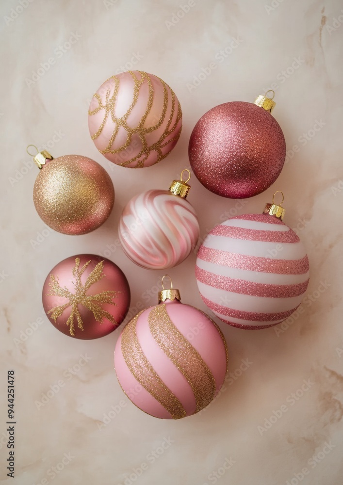 Using Christmas tree decorations balls to create a circle pattern Using Christmas tree decorations balls to create a circle pattern