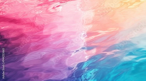 Colorful holographic gradient design background illustration