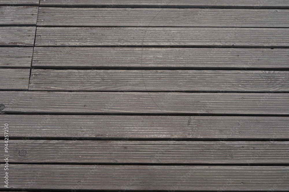 Obraz premium Blank natural outdoor wooden floor background or texture