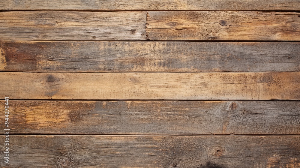 Fototapeta premium Barnwood Texture. Vintage Wooden Plank Background with Weathered Country Charm