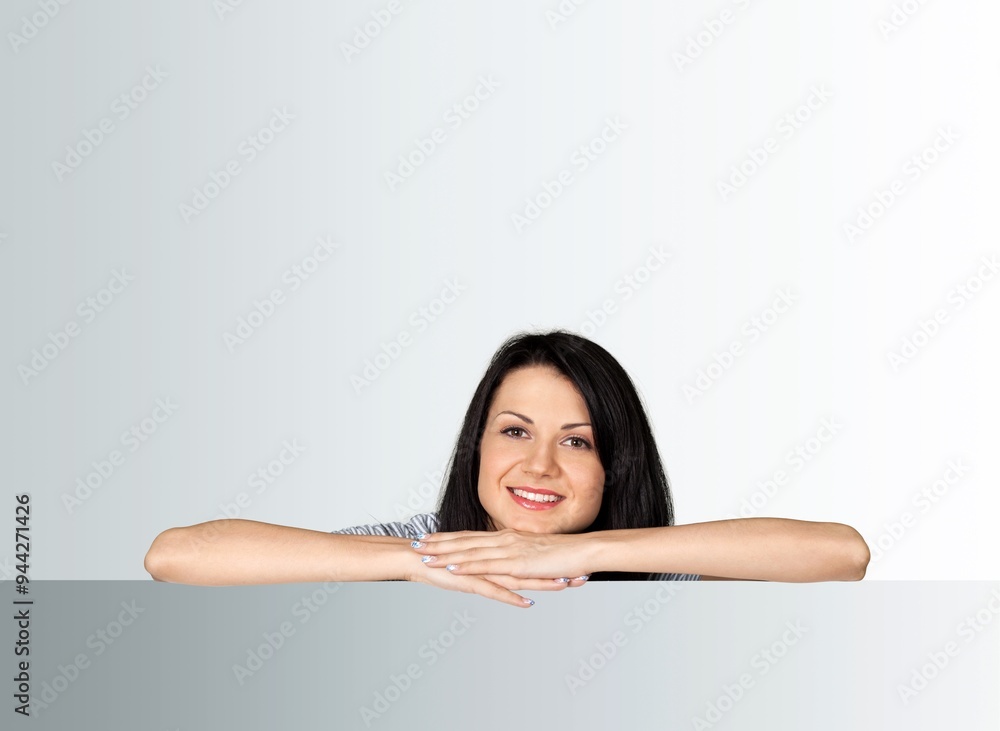 Beauty portrait of young woman in natural light