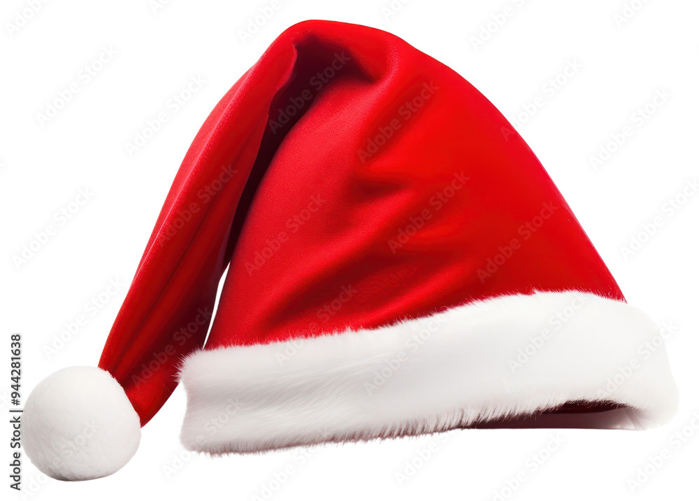 PNG Red santa claus hat white celebration decoration. PNG Red santa claus hat white celebration decoration.