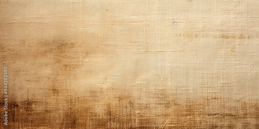 Fototapeta premium The texture of the canvas rough and woven with visible fibers.