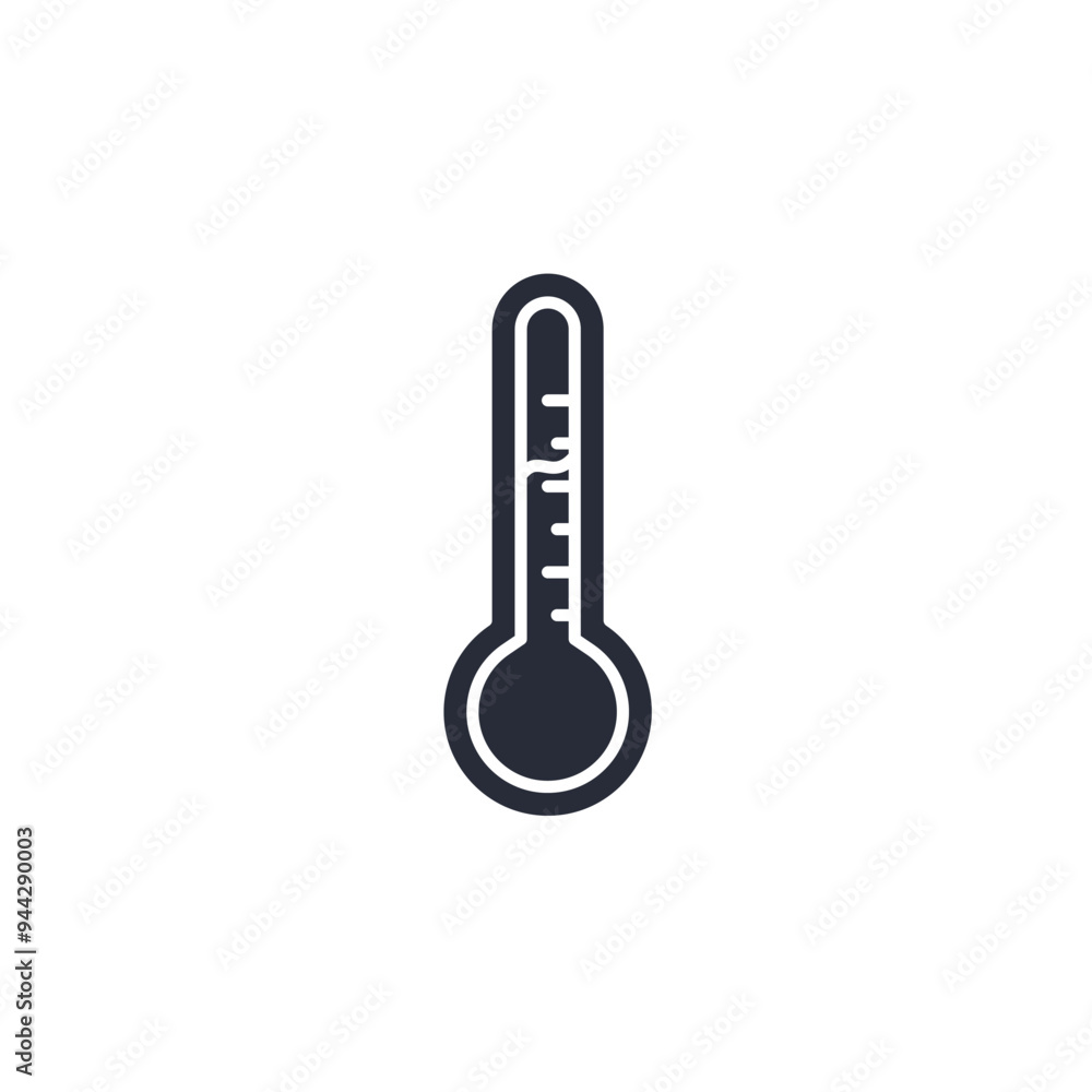 thermometer icon vector illustration. thermometer symbol isolated on white background thermometer icon vector illustration. thermometer symbol isolated on white background