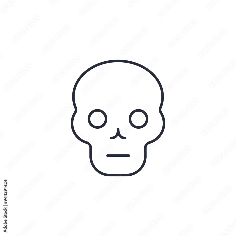 skeleton icon vector illustration. skeleton symbol isolated on white background skeleton icon vector illustration. skeleton symbol isolated on white background