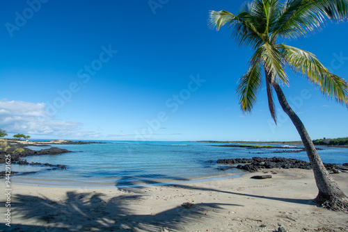 Fishing ponds at Kaloko-Honokohau National Historic Park at Kailua-Kona on the Big Island in Hawaii