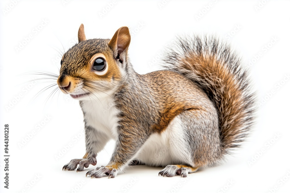 squirrel isolated on white background squirrel isolated on white background
