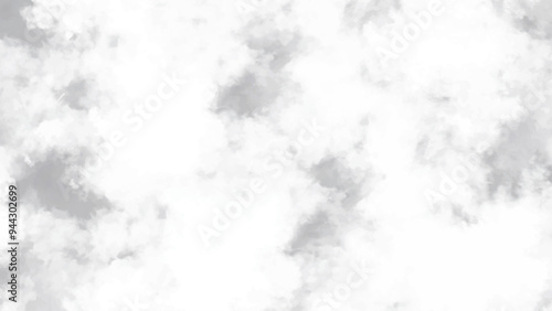White cloud isolated on black background,Textured smoke,brush effect, 
