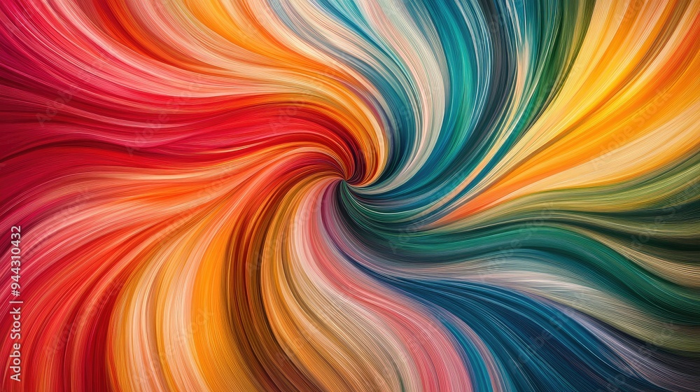 Vibrant swirls of color in dynamic patterns Vibrant swirls of color in dynamic patterns