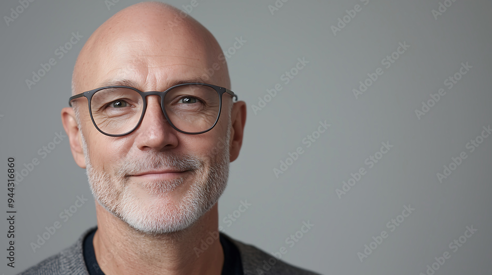 Portrait of a Friendly Senior Man with Glasses - Confident and Warm Expression Portrait of a Friendly Senior Man with Glasses - Confident and Warm Expression