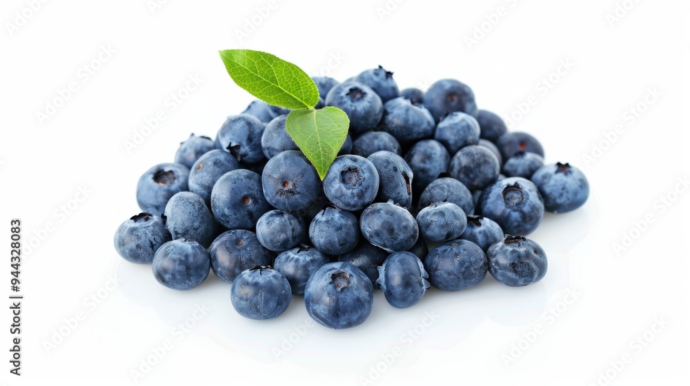 Fresh blueberry isolated over white background. Fresh blueberry isolated over white background.