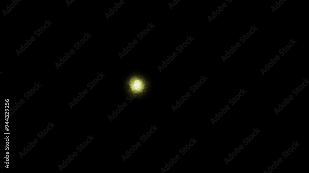 glowing yellow orb firefly animation on black background. neon video glowing yellow orb firefly animation on black background. neon video