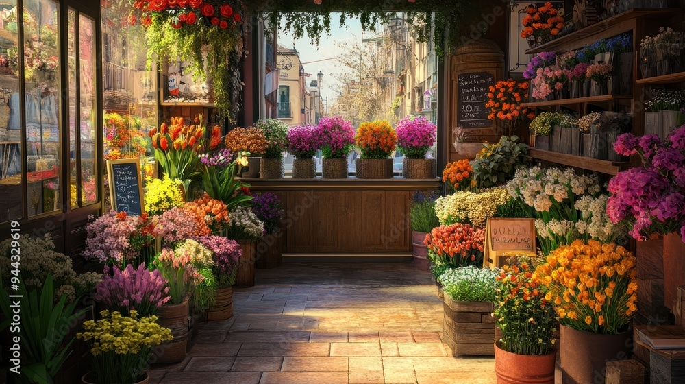 flower shop in the city flower shop in the city