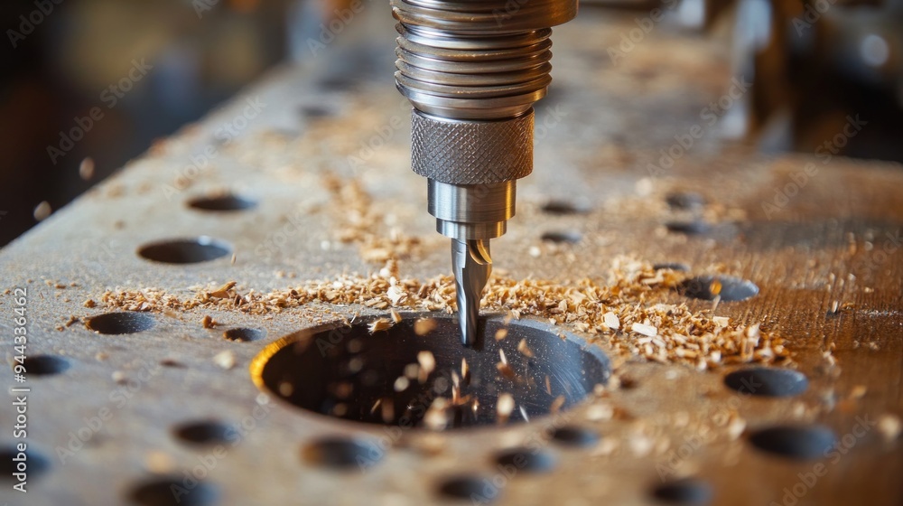 Drilling a Hole in Wood Drilling a Hole in Wood